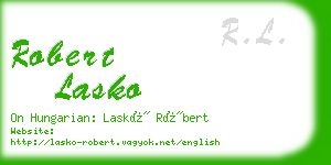 robert lasko business card